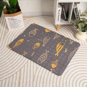 Kediler köpekler için tüm sezon yüksek kalite kadife Pet yatak baskı hayvan Mat uyku için sınır ötesi kafes platformu köpek malzemeleri - Product Image 2