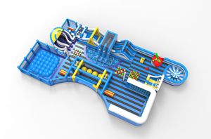 Nuevo Trampolín Inflable de PVC Blessing, Circuito de Obstáculos para Parques de Aventuras al Aire Libre, Garantía de 3 Años - Product Image 4