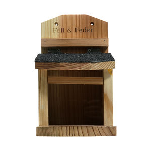 Mangeoire à écureuils en bois de sapin de Chine, robuste, faite à la main, pour jardin extérieur, personnalisée - Product Image 2