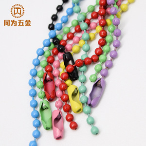 Colorful Enamel Iron Beaded Chains For Jewelry Making Diy <b>Accessories</b> Pendant Tags Spring 2023 Dongguan Origin - Product Image 2