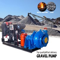 Pompe d'aspiration industrielle robuste anti-usure haute pression pour l'extraction de sable et de gravier dans l'exploitation minière avec garantie de 2 ans