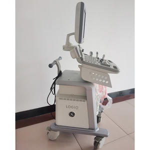 Troli <span class=keywords><strong>Logiq</strong></span> <span class=keywords><strong>P5</strong></span> bekas dengan 3 pemeriksaan <span class=keywords><strong>Ultrasound</strong></span> Doppler untuk tujuan pemantauan diagnostik dokter hewan - Product Image 3