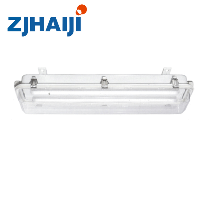 JCY21-2L 2x8W LED Steel Marine Fluorescent Pendant Light IP56 Protection CE Certified