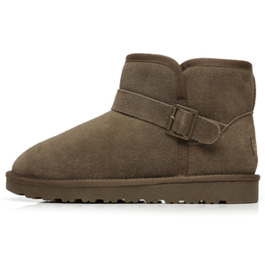 Stivali Invernali Termici alla Caviglia, Vari Colori, in Camoscio con Fodera in Finta Pelliccia, Antiscivolo, Unisex - Product Image 3