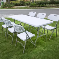 Chaises pliantes en plastique modernes blanches et noires portables, capacité de 450 kg, pour hôtel, cuisine, fête, mariage, extérieur, jardin, salon