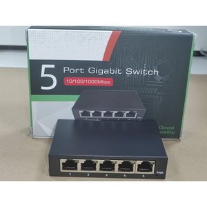 Bán sỉ Nhựa/Kim loại Thiết kế 5 Port Gigabit không được quản lý <span class=keywords><strong>Ethernet</strong></span> chuyển đổi mạng Hub Splitter Plug & Play - Product Image 6