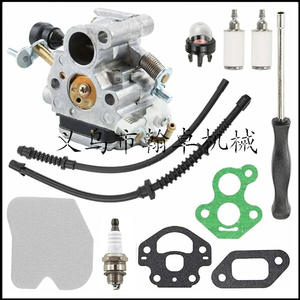 Carburateur et tuyau d'alimentation pour tronçonneuse industrielle Husqvarna HUS435 440, filtre à air 506450501 C1T-EL41A, compatible 2 et 4 temps - Product Image 2