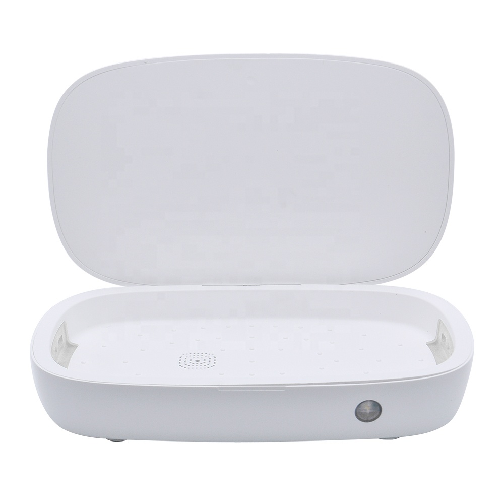 Новый дизайн, 2 Вт, портативная коробка для дезинфекции УФ-ламп, дезинфицирующее средство для смартфона, беспроводное зарядное устройство