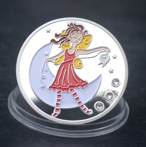 Nouvelle pièce d'or <span class=keywords><strong>en</strong></span> <span class=keywords><strong>argent</strong></span> Twinkle the Tooth Fairy un cadeau de la fée des dents Lucky Coins - Product Image 4