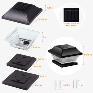 BSCI Solar Garden Lamp Solar Led Outdoor Waterproof Solar <strong>Post</strong> <strong>Lights</strong> Outdoor - Product Image 2