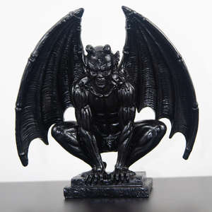 Statues d'Animaux en Résine Artisanale sur le Thème de l'Art Gothique Diable Ange pour la Décoration de Jardin et de Maison Ornements <span class=keywords><strong>Batman</strong></span> - Product Image 6