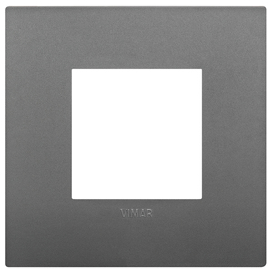 Vimar Grey Wall <b>Switch</b> Plate 9x9 Cm Matte Finish - Product Image 1