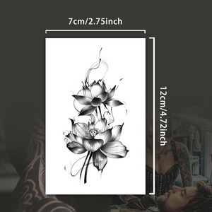<span class=keywords><strong>Tatouage</strong></span> temporaire à l'encre de <span class=keywords><strong>style</strong></span> aquarelle, <span class=keywords><strong>tatouage</strong></span> semi-permanent imperméable, dure 2 semaines, <span class=keywords><strong>tatouage</strong></span> à base de plantes pour le <span class=keywords><strong>bras</strong></span> - Product Image 2