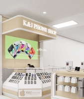 Vitrine de magasin de réparation de téléphones portables sur mesure pour téléphone portable