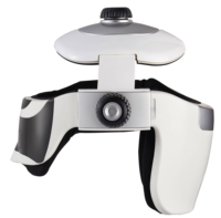 Casque de massage électrique pour les yeux et la tête avec chaleur pour soulager les maux de tête et les migraines, avec vibration et thérapie thermique