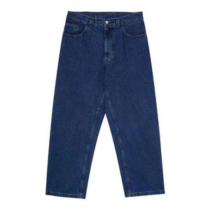 Le gambe affusolate a vita alta 100% da <span class=keywords><strong>uomo</strong></span> in cotone blu chiaro su misura danneggiano i <span class=keywords><strong>Jeans</strong></span> <span class=keywords><strong>Jeans</strong></span> larghi - Product Image 4