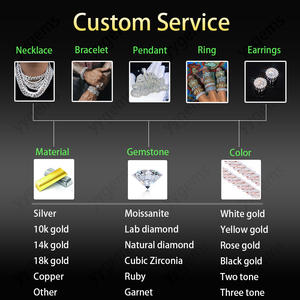 カスタムメイド パーソナライズ VVSモアッサナイトダイヤモンド デンタルグリル メンズ ヒップホップジュエリー 925スターリングシルバー アイスドアウト グリルズ（歯用） - Product Image 4