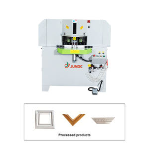 Machine à découper circulaire à profilés en aluminium JUNDE 45 degrés, double tête automatique, 4400W, 220V/380V, 350kg - Product Image 5
