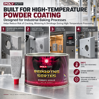 Pâte conductrice en polyester haute température JLTL BPO 280 ° Peinture en poudre industrielle multi-métaux à haute résistance thermique pour réparation