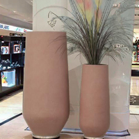 Pot Bunga Multi-warna Terlaris untuk Taman Luar Ruangan, Pot Tanam dari Serat Tanah Liat, Ramah Lingkungan, Ringan