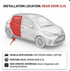 Brand New Replacement Left &amp; Right Rear Door Panels for 2014 for Toyota Yaris <strong>Vios</strong> FS Auto Body Parts With 1 Year Warranty - Product Image 6