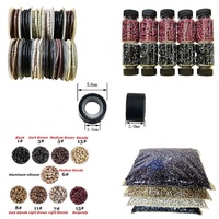 Micro anneaux pré-chargés Micro anneaux en silicone Liens Perles Outils d'extension de cheveux