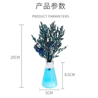 50 ml surdimensionné bleu rouge jaune blanc violet vide bouteille emballage diffuseur de roseaux