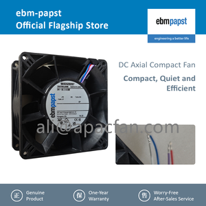 Ventilador Axial de Refrigeración ebmpapst 3214J/2H4PU 24V DC 50W 92*92*38mm 13000RPM 165CFM con Rodamiento de Bolas para Gabinete, Chasis e Inversor - Product Image 2