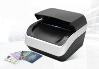 Scanner de documents OCR de bureau mains libres USB pour passeports et cartes d'identité avec fonctions anti-contrefaçon MRZ et de vérification croisée