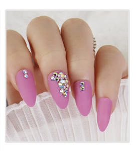 ILSA-prensa de punta de <span class=keywords><strong>uñas</strong></span> en forma de <span class=keywords><strong>almendra</strong></span> acrílica, venta al por mayor - Product Image 1