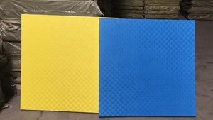 Tapis de judo, kabaddi, taekwondo de haute qualité en EVA de 3 cm, 1 m x 1 m, pour salle de sport, arts martiaux, tatami en puzzle, tapis de karaté WKF, 5 lignes personnalisables - Product Image 2