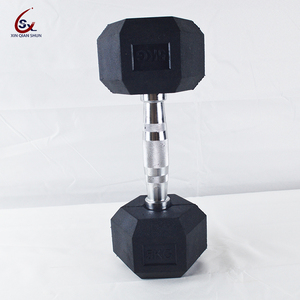 Sport Gym verwenden die beliebtesten Sportarten Direct Fitness Gummi beschichtete Hex Hanteln setzt Gewichte <span class=keywords><strong>Hantel</strong></span> - Product Image 5