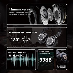 Audífonos de Monitoreo de Estudio con Cable Edición Limitada Azul Hielo, Ideales para Grabación y Mezcla de Sonido en Vivo - Product Image 5