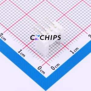 BX-HY2.0-4PWZ Wire-to-Board Pin Header Bent Lead Through Hole,P=2mm Connector 1x4P 2mm Right Angle Insert HY - Product Image 2