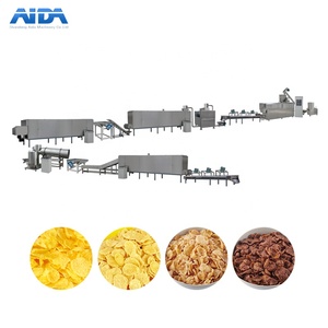 Corn Flakes Filled Puffs Breakfast <strong>Cereal</strong> Processing Line Heat Exchanger Mixer for Fruit Snacks Automatic High Efficiency Food - Product Image 6