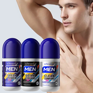 KORMESIC 50ml Deodorante Antitraspirante Roll-on Naturale e Biologico per <span class=keywords><strong>Uomo</strong></span>, Etichetta Privata, Vendita all'Ingrosso - Product Image 1