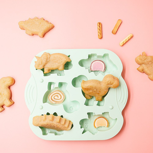 Household Silicone <b>Chocolate</b> Cookie Mold Silicone Animal Shaped Cake Molds Easy Clean Cookie Moulds for Baking Tools - Product Image 6