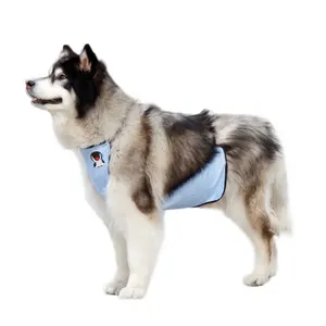 अनुकूलित पालतू कपड़े प्यारा Corgi पेट रक्षक निविड़ अंधकार कुत्ते सौंदर्य एप्रन आउटडोर कुत्ते प्लेड पालतू कपड़े बन्दना अपने लोगो