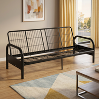 Canapé-lit fonctionnel en fer forgé avec accoudoirs pour salon d'appartement moderne - Vente en gros