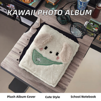 A6 Kawaii Peluche Chiot Photo Album Classeur et Porte-Cartes pour Kpop Idol Recueillir Livre Dessin Animé Étudiant École Cahier Papeterie