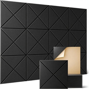 Paneles Acústicos de Espuma con Revestimiento en X, Autoadhesivos, Insonorizantes, Decorativos, para Paredes de Hogares, Oficinas, Pasillos y Gimnasios, Venta al Por Mayor - Product Image 1