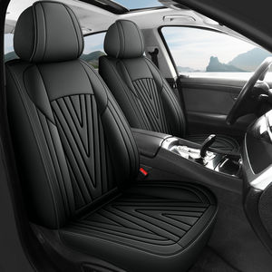 غطاء مقعد سيارة رياضي من الجلد الصناعي PVC بسعر رخيص يناسب جميع السيارات، طقم كامل من 10 قطع لجميع المواسم لـ 5 مقاعد - Product Image 2