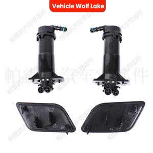 Boquilla de lavado de faros delanteros para vehículo Wolf Lake, con tapa, para Audi Q7 2007-2013, ABS, juego completo con clip - Product Image 3