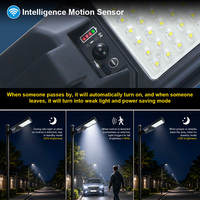 Lampadaires solaires LED KCD Smart Tube Mounted Outdoor Highway Square, garantie 3 ans, IP65, 60w 120w 150w 300w 600w, sans poteau