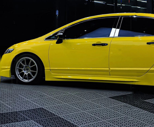 New Factory Direct for for Style 2009-2011 Front Rear Bumper Kit with Lip Spoilers and Side Skirts <b>Screw</b>-On Black Paint - Product Image 5