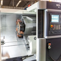Torno CNC de Bancada Inclinada DT50 de DMTG, Torno Automático CNC con Transportador de Virutas, Torno con Control CNC