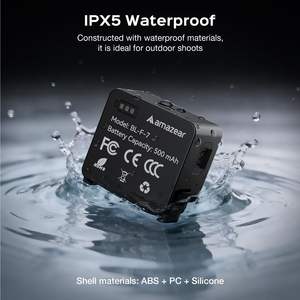 Luz de Relleno LED Amazear para Cámara DJI Osmo Action 6, Luz de Alta Intensidad con Base Magnética y Soporte de Zapata Fría, Recargable por USB-C - Product Image 4