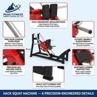 Machine de presse pectorale isolalette à levier double bras, siège et dossier réglables en hauteur, équipement de fitness commercial