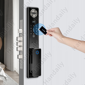 스마트 홈을위한 카드 키 도어록이있는 Handaily Tuya 비디오 인터콤 얼굴 인식 암호 스마트 도어 잠금 장치 - Product Image 4