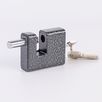 Candado Rectangular Personalizable de 90 mm, Resistente al Robo, a la Corrosión y al Agua, con Recubrimiento de Polvo Negro, para Llaves de Computadora